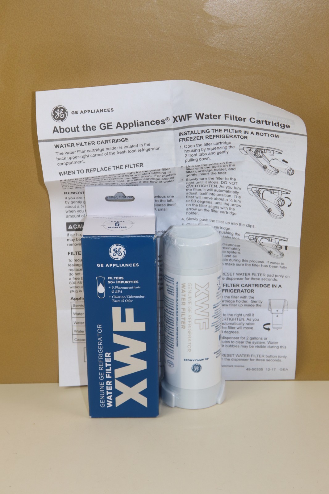 GE XWF Refrigerator Water Filter Genuie NEW