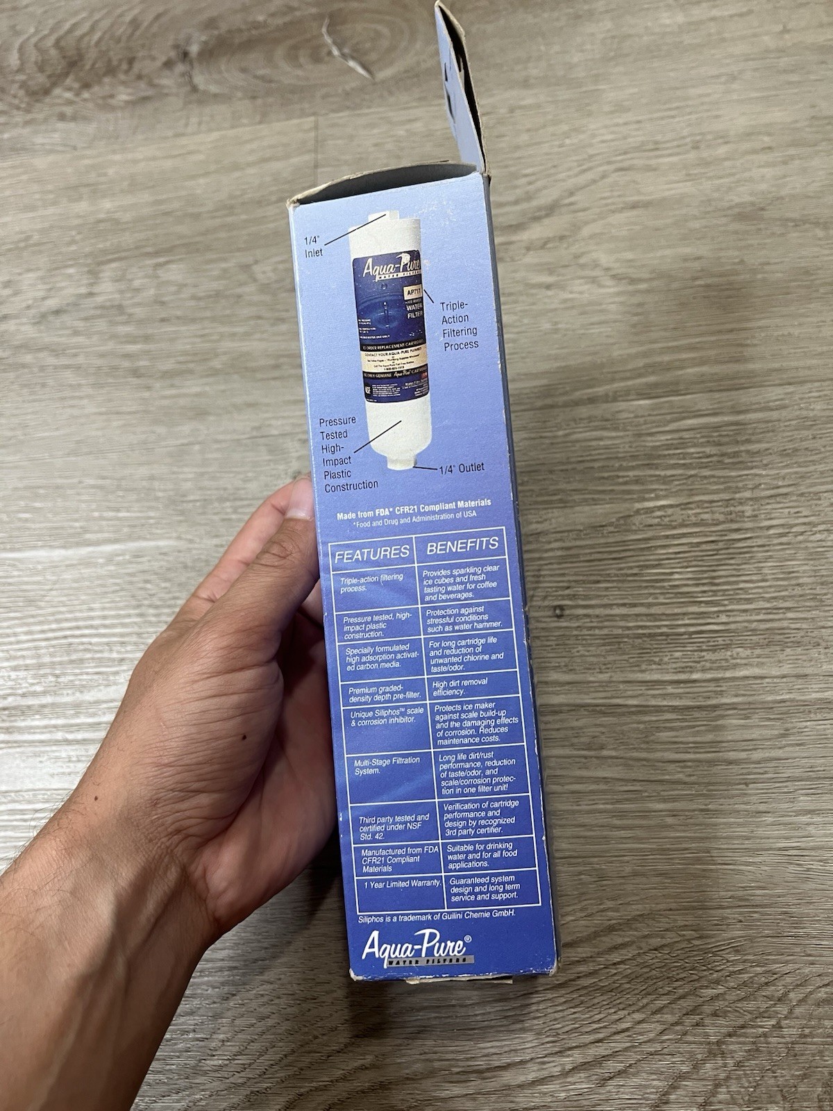 Genuine 3M Aqua Pure AP717 In-Line Water Filter OEM NEW