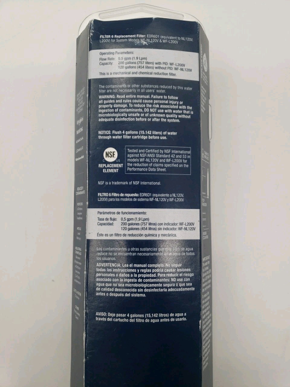NEW EveryDrop Ice Water Refrigerator Filter 6 Months EDR6D1