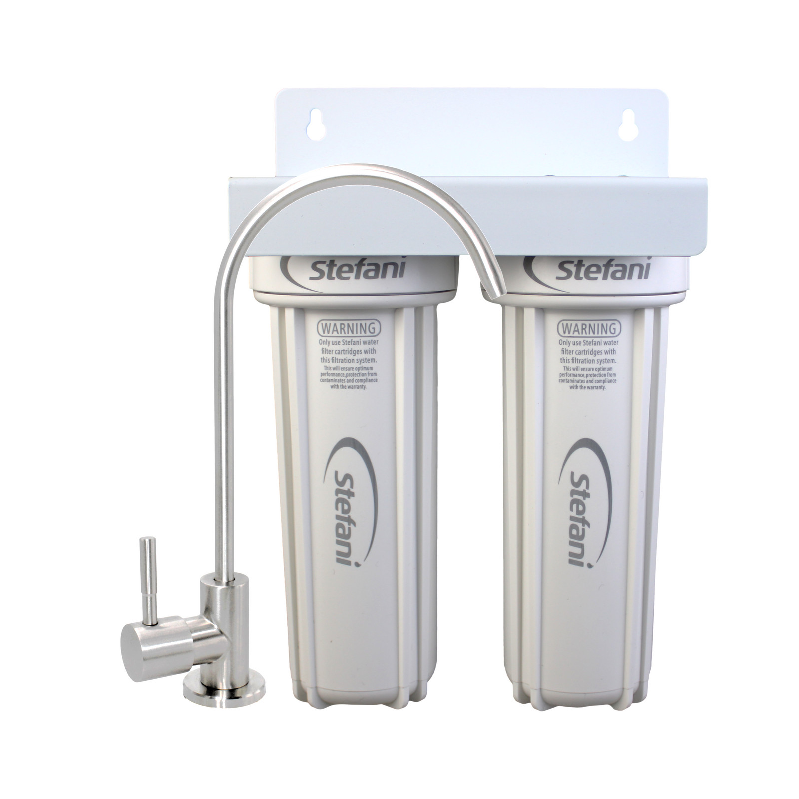 Stefani Twin Stage Undersink Water Filtration System – Lead Free