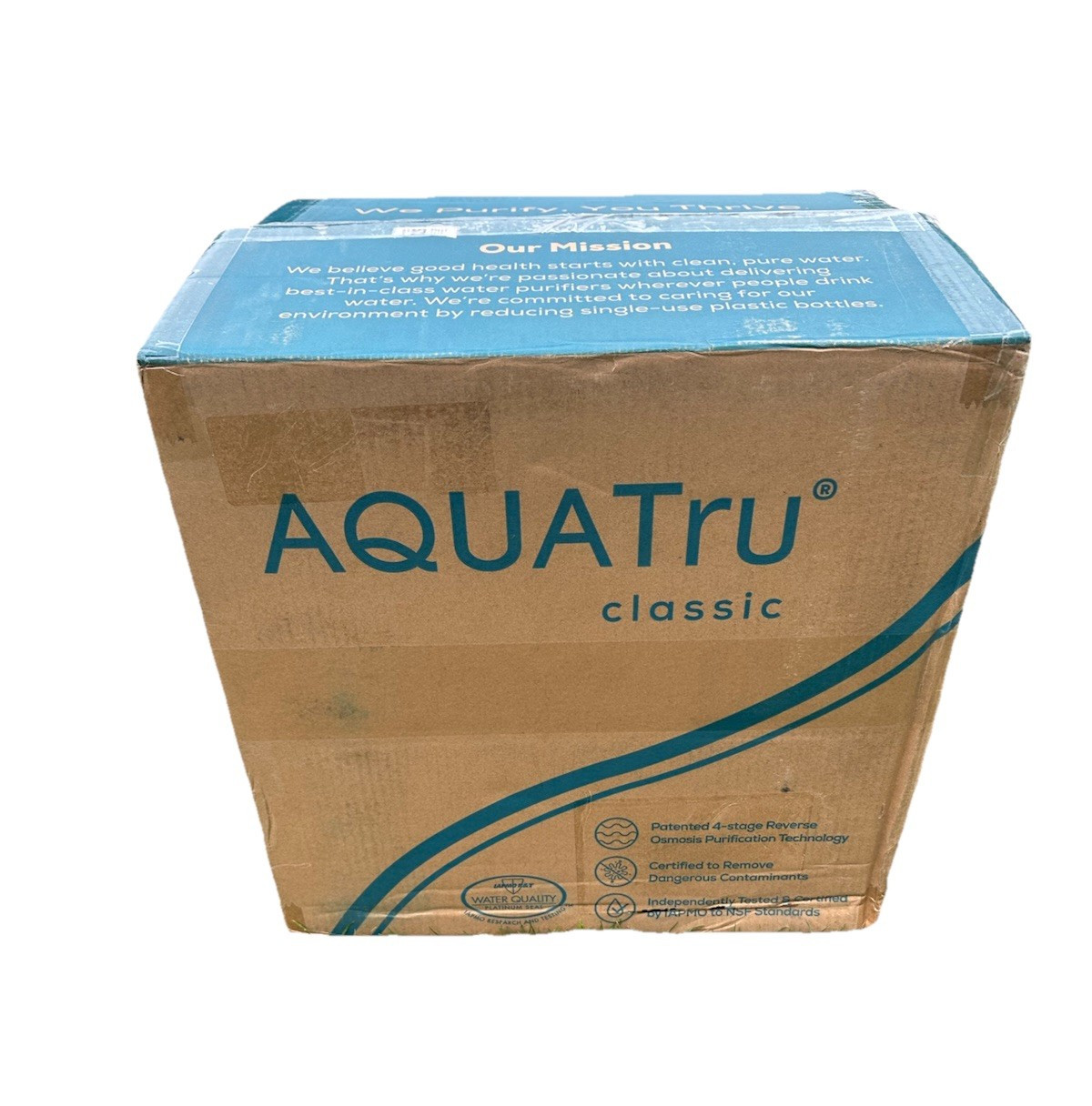 AquaTru Classic Countertop Reverse Osmosis Water Purifier 4-Stage RO Filter
