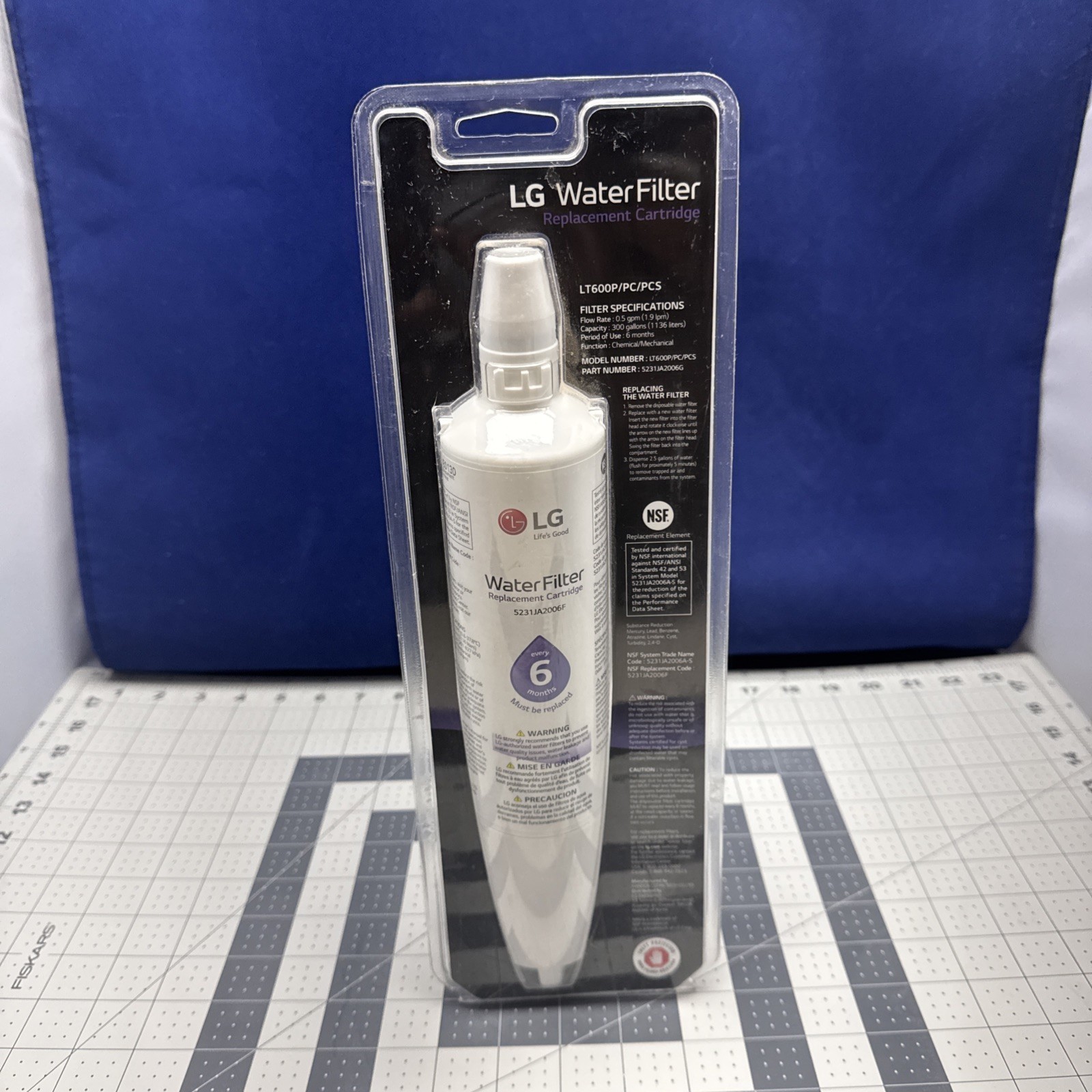 LG LT600P Refrigerator Water Filter – White