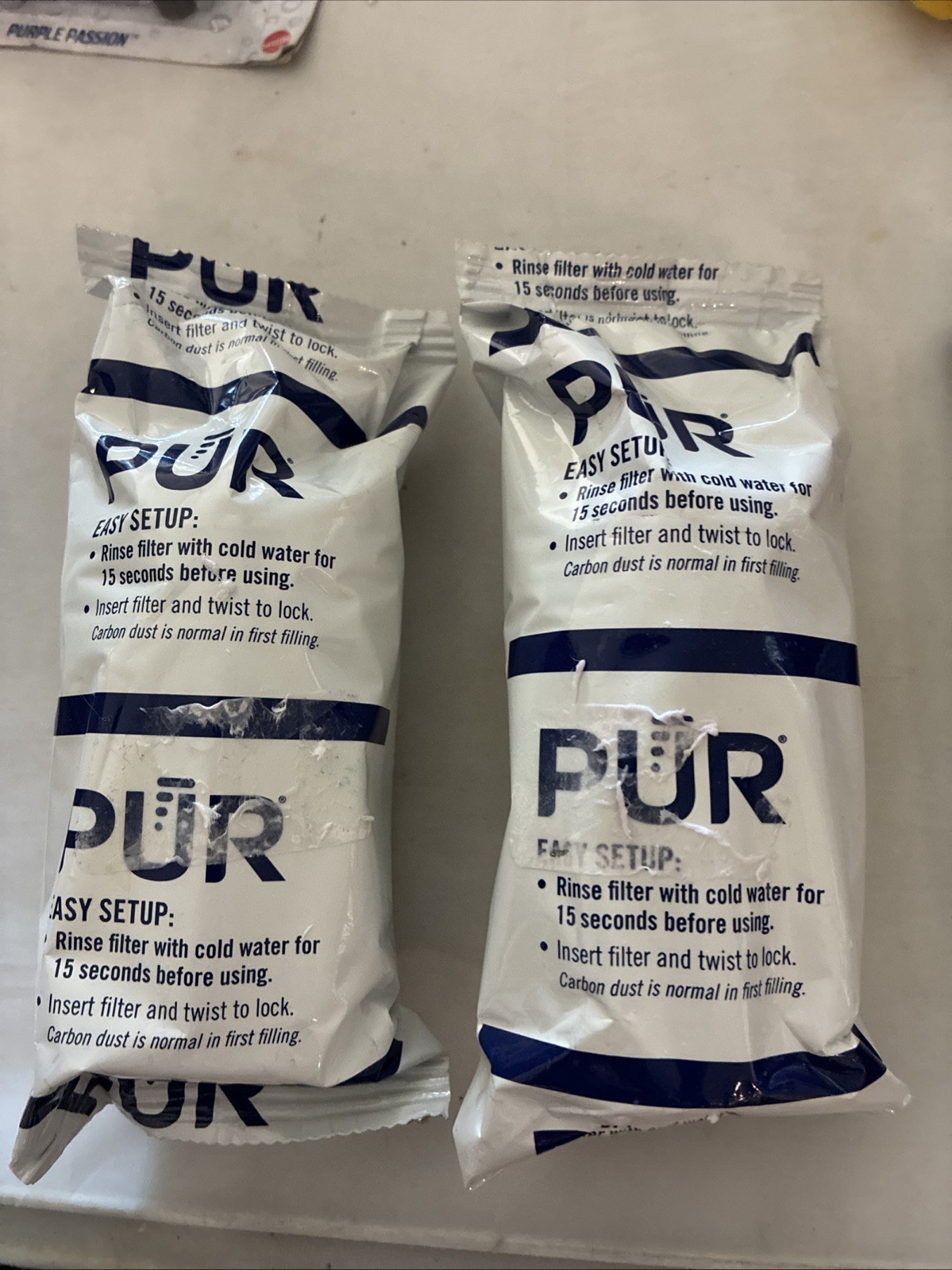 (2) PUR – Pitcher Water Filters PPF900Z, NEW Sealed. Replacement Filters.