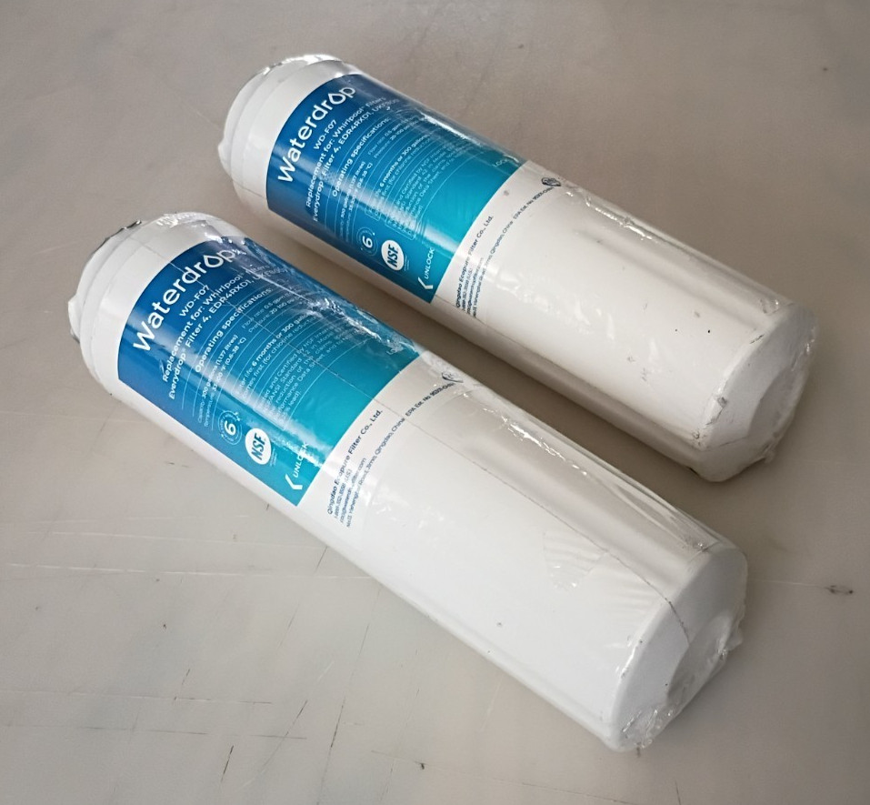 2 Pcs – Waterdrop WD-F07 Water Filters for EveryDrop Filter 4 EDR4RXD1 / UKF8001