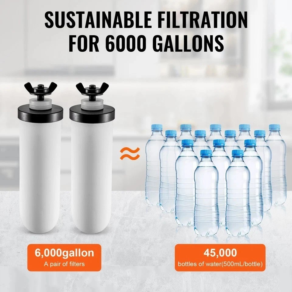 Purification Water Filter Replacement for Gravity Filter System 2 Pack