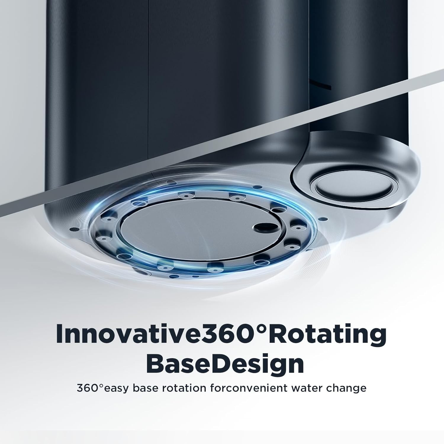 5-Stage Countertop Reverse Osmosis Water Filter with UV & 360° Swivel Base