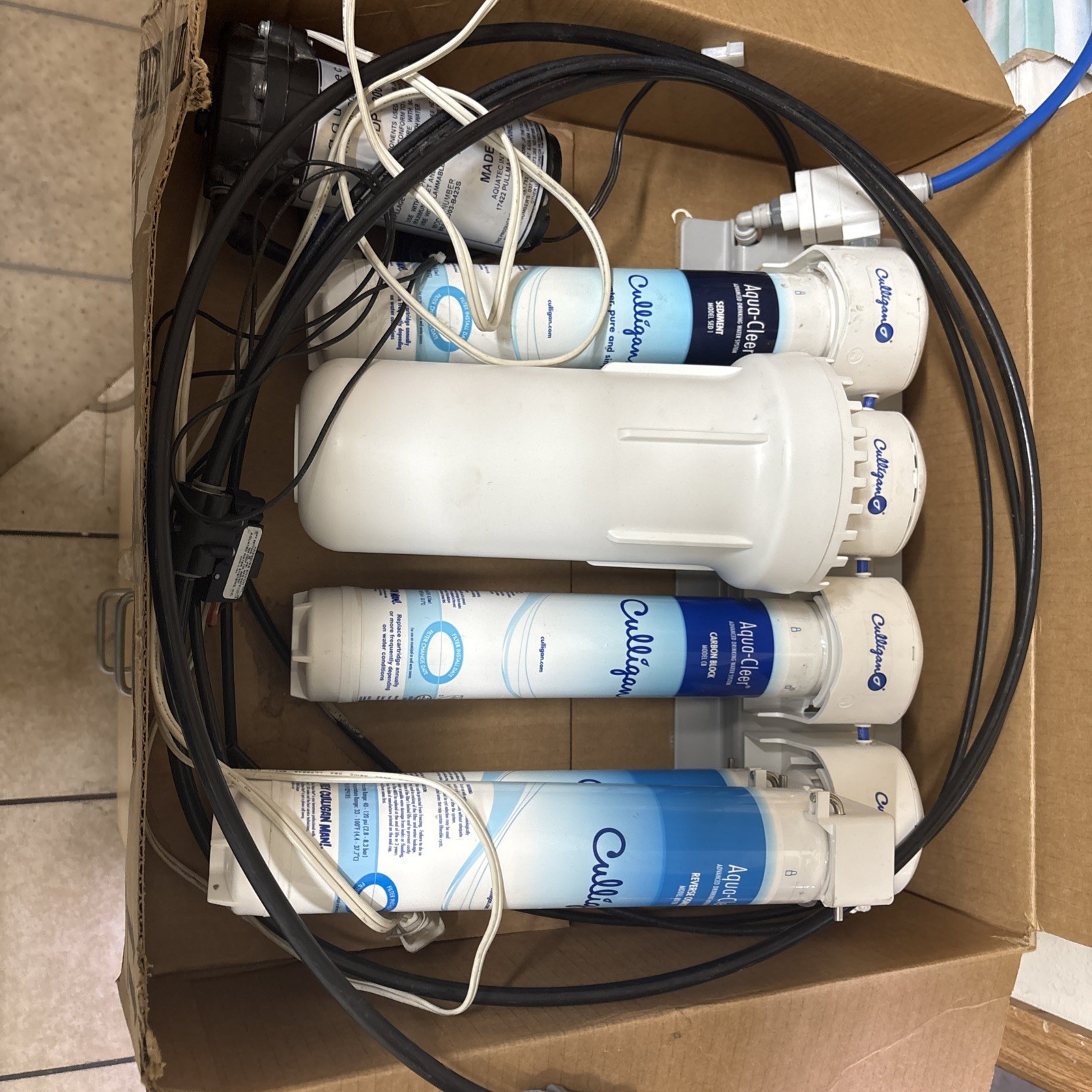 Culligan LC-200 Reverse Osmosis Residential/Commercial System With Boost Pump