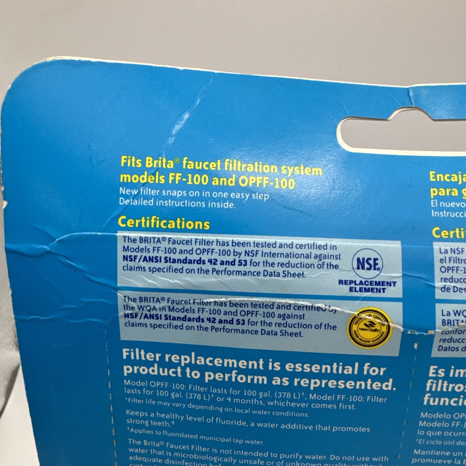 Brita On-Tap Faucet Water Filter Replacements, Chrome, 2 Count FF-100 & OPFF-100