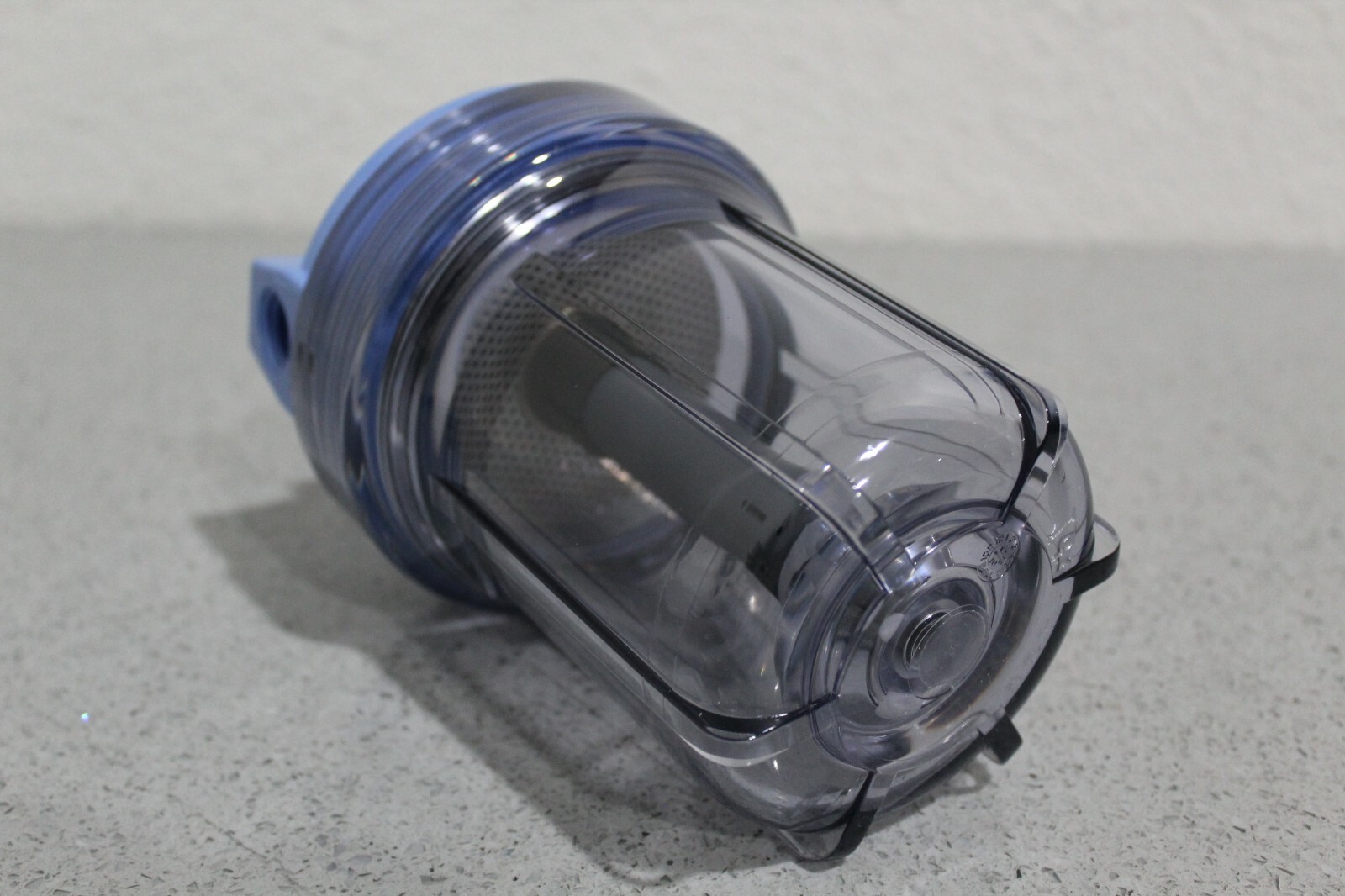 Pentek 158110 5 x 2.5 Pre Strainer Included Clear Water Filter Housing 3/8 NPT