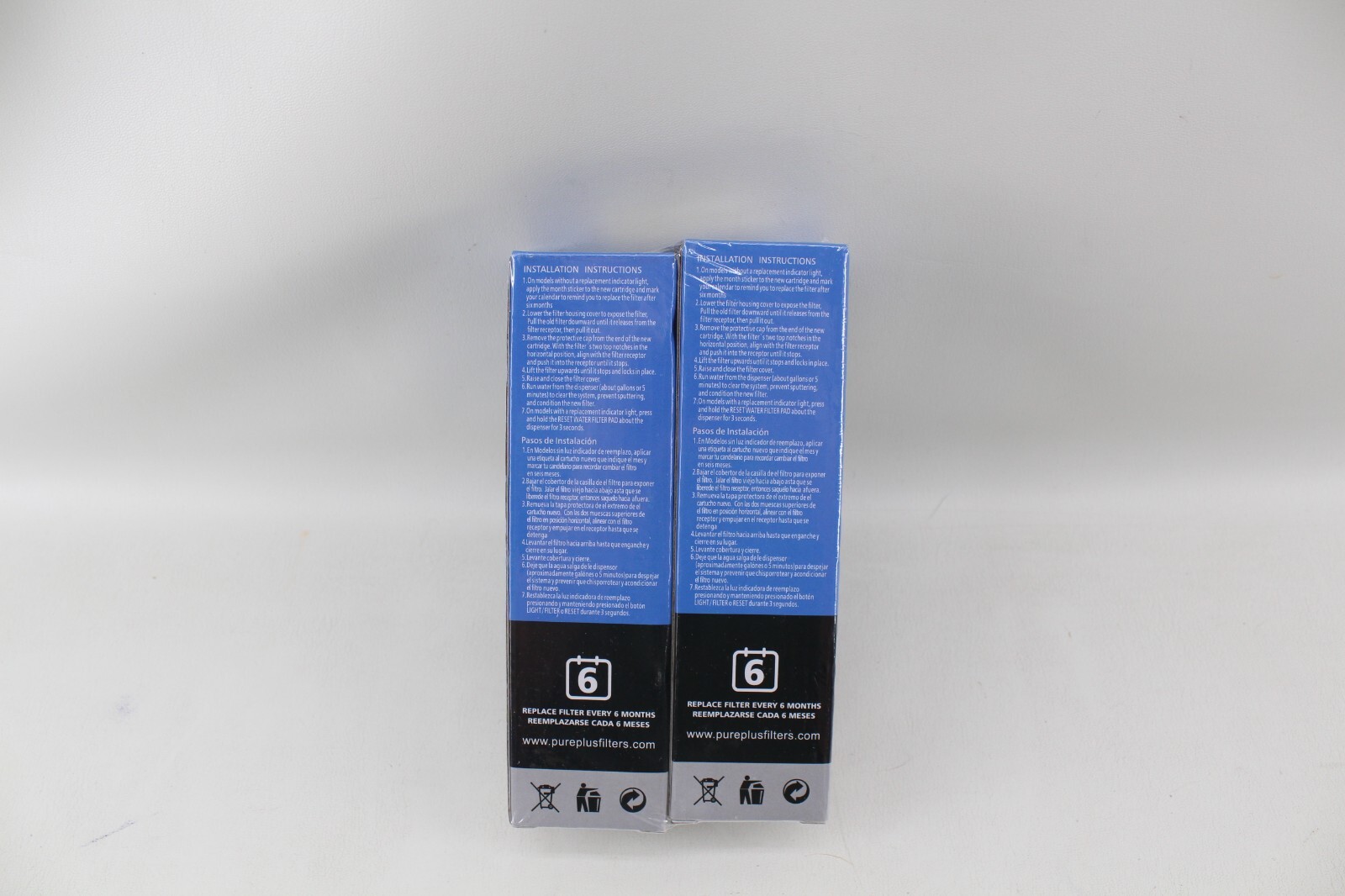 2 PACK Fit For LG Kenmore Elite 9690, ADQ360061 Water and Air Filters
