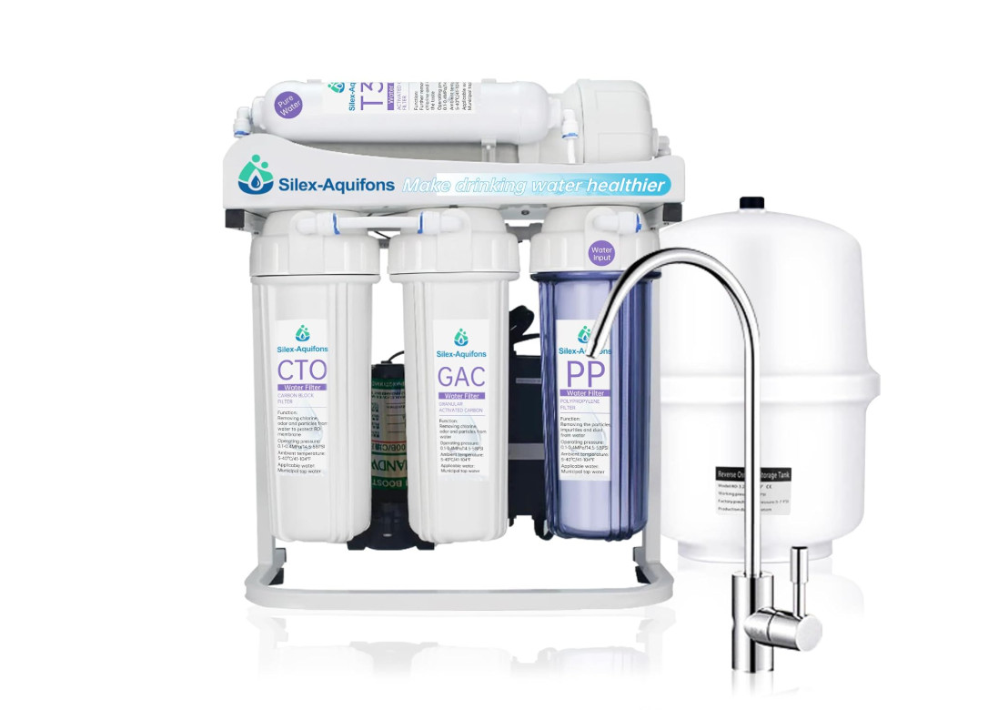 Under-Snik Water Filter 5-Stage Reverse Osmosis Drinking Water Filter System wit