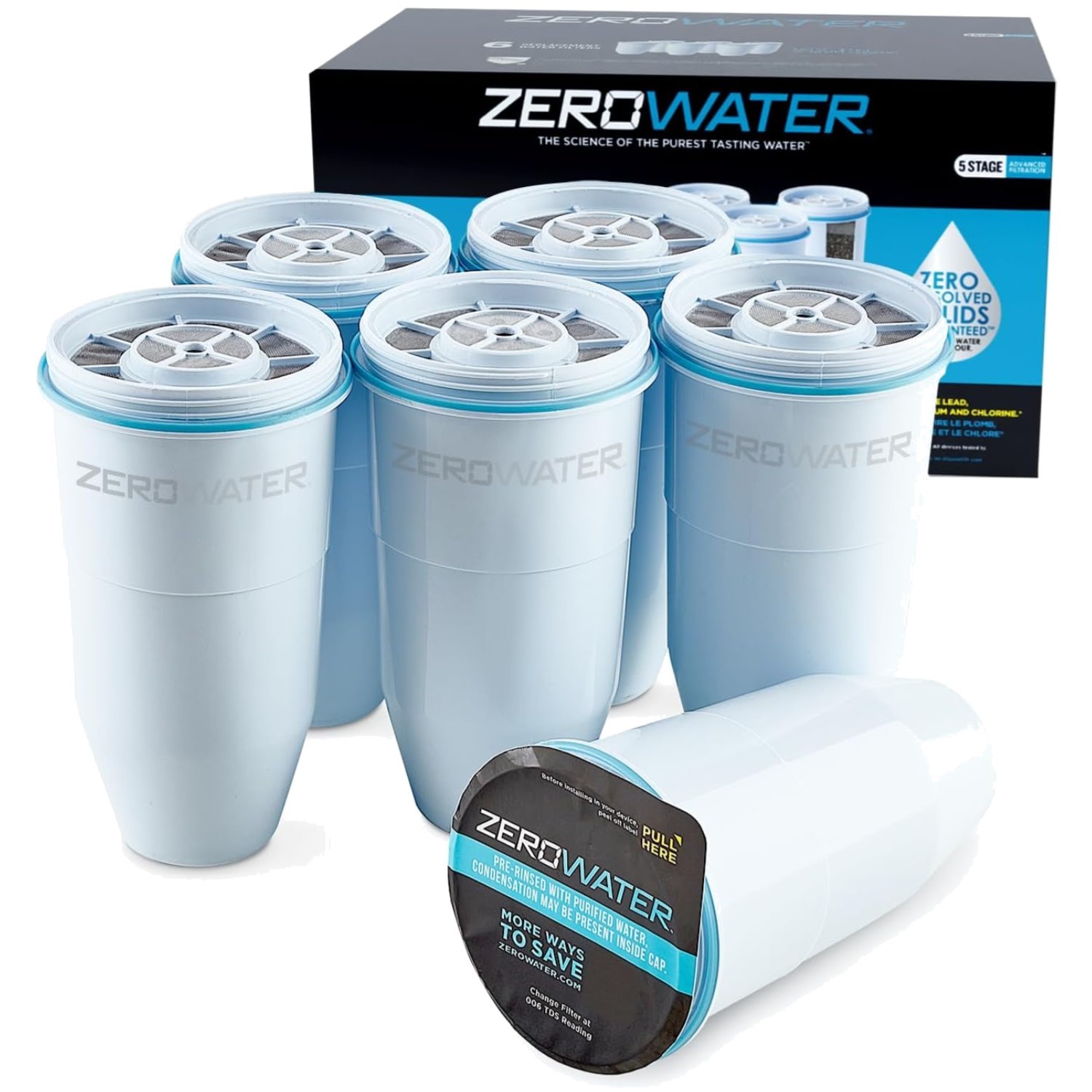 IAPMO Certified 5-Stage Ion Exchange Filter – 6-Pack