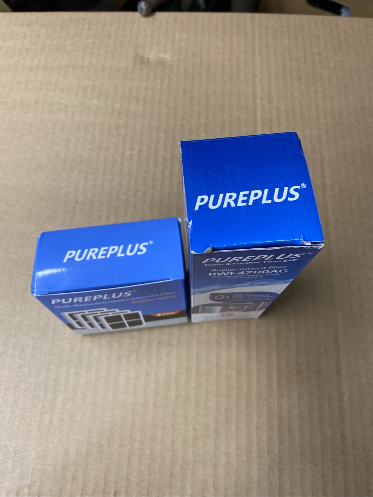 Pureplus RWF4700AC Replacement Refrigerator Water Filter Lot 1 & AF004 Pk Of 4