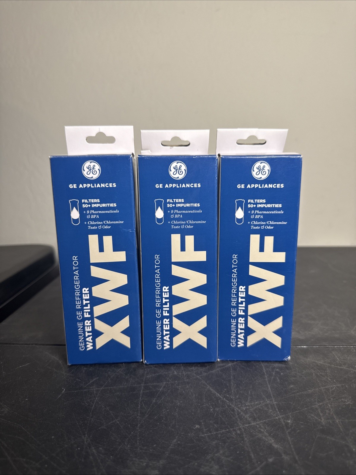General Electric XWF Refrigerator Water Filter – White 3 Pack READ 1 New/OB/Used