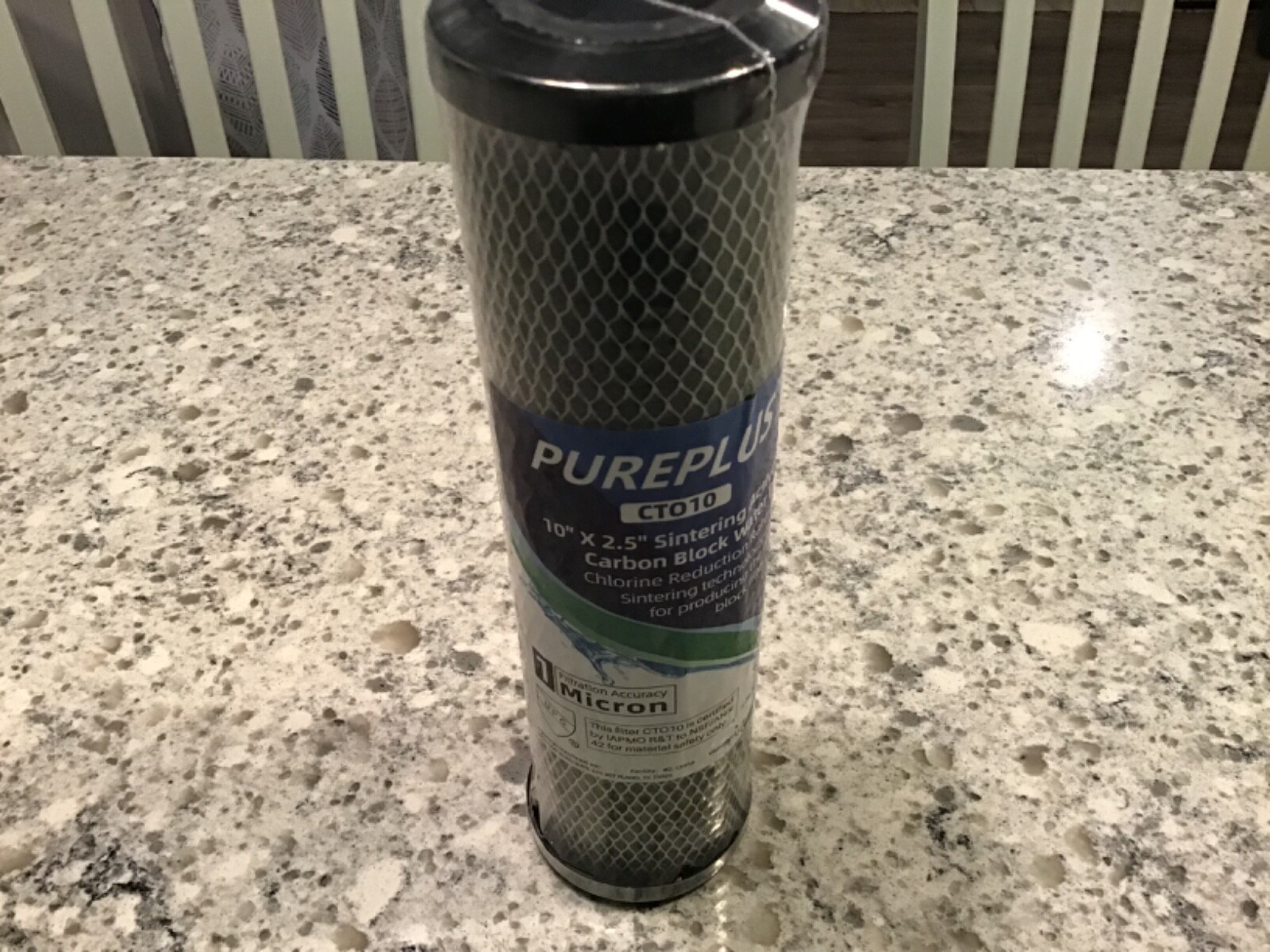 NEW PurePlus CTO10 10″ x 2.5″ Sintering Activated Carbon Block Water Filter