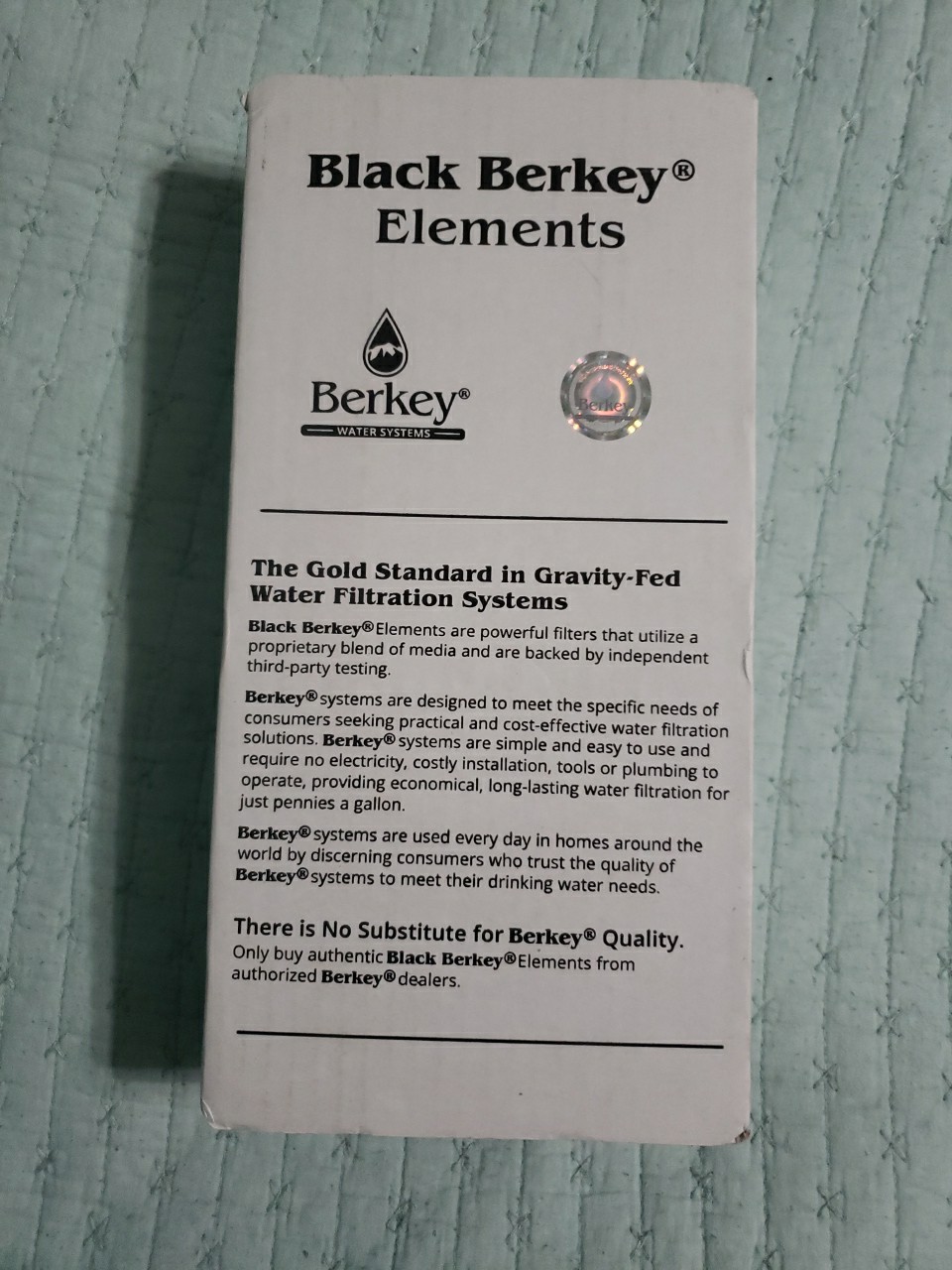 2 NEW – Genuine Black Berkey Purification Elements BB9 Water Filter 9” NMC