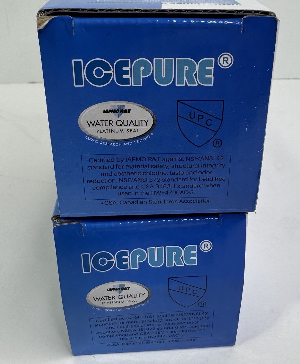 RWF4700AC Fit for LT1000P, ADQ747935, LMXS28626D, LMXS30796S water filter 2PACK