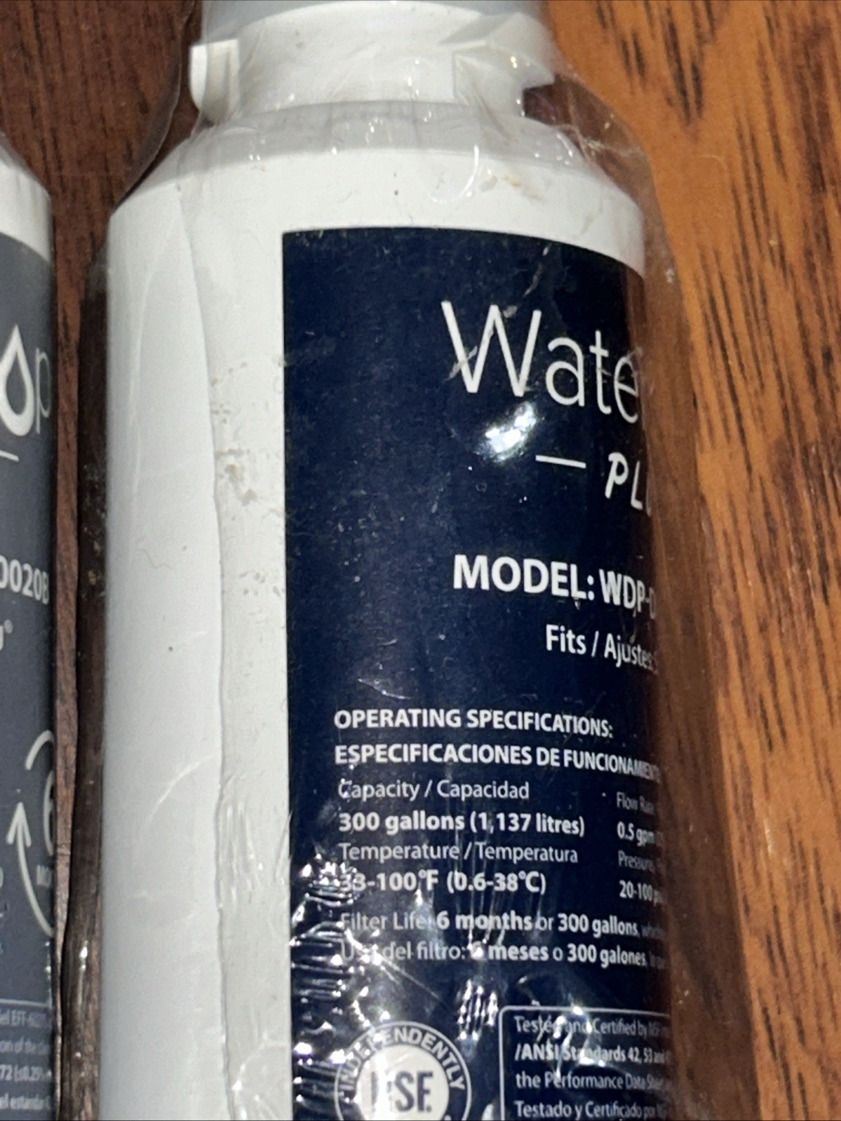 Lot Of 2: WATERDROP PLUS WDP-DA2900020B Refrigerator Water Filter For Samsung