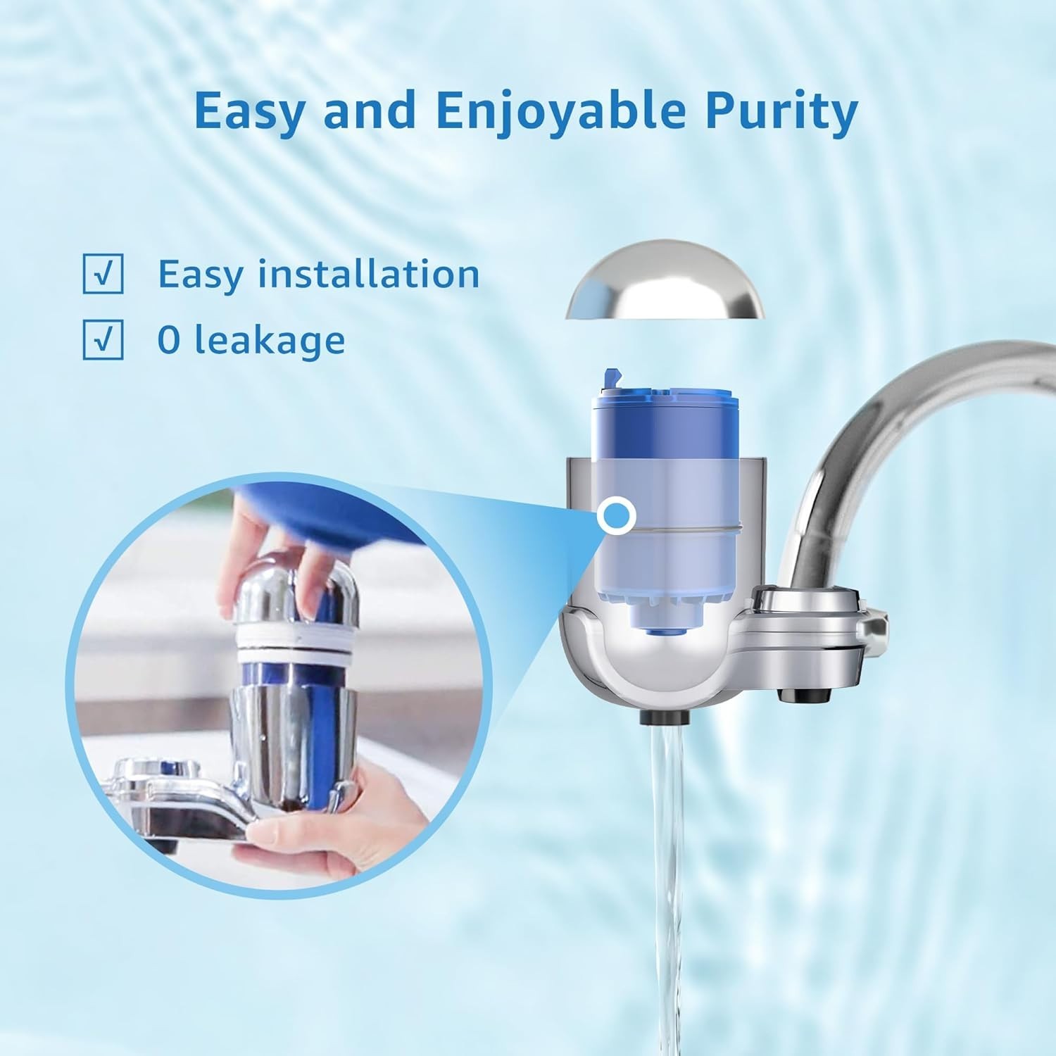 Filterlogic FF08 Faucet Water Filter Replacement for All PUR®PLUS,6 Pack