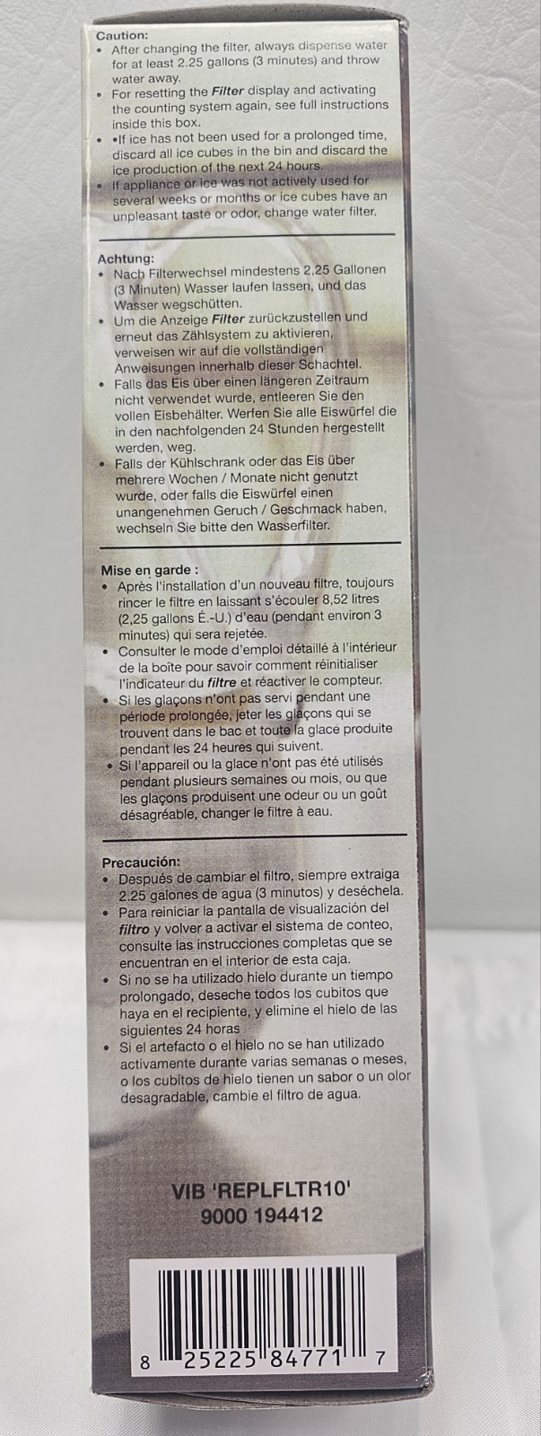 BOSCH / CUNO 9000 077104 Ultra Clarity REPLFLTR10 Refrigerator Water Filter New