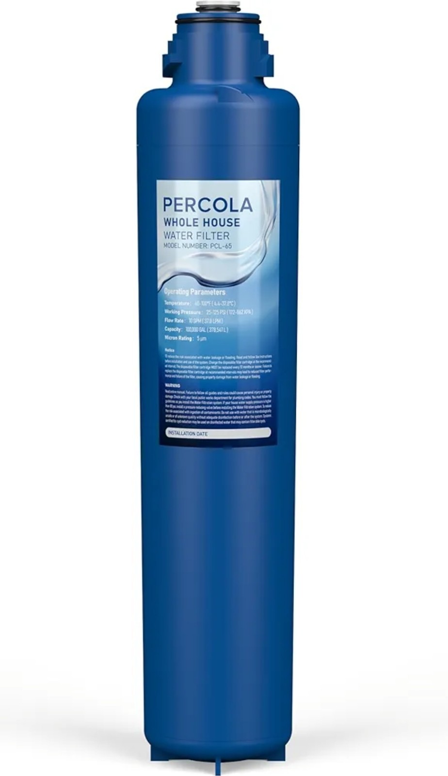 Percola PCL-65 Whole House Water Filter 3M Aqua-Pure AP900 / AP917HD-S