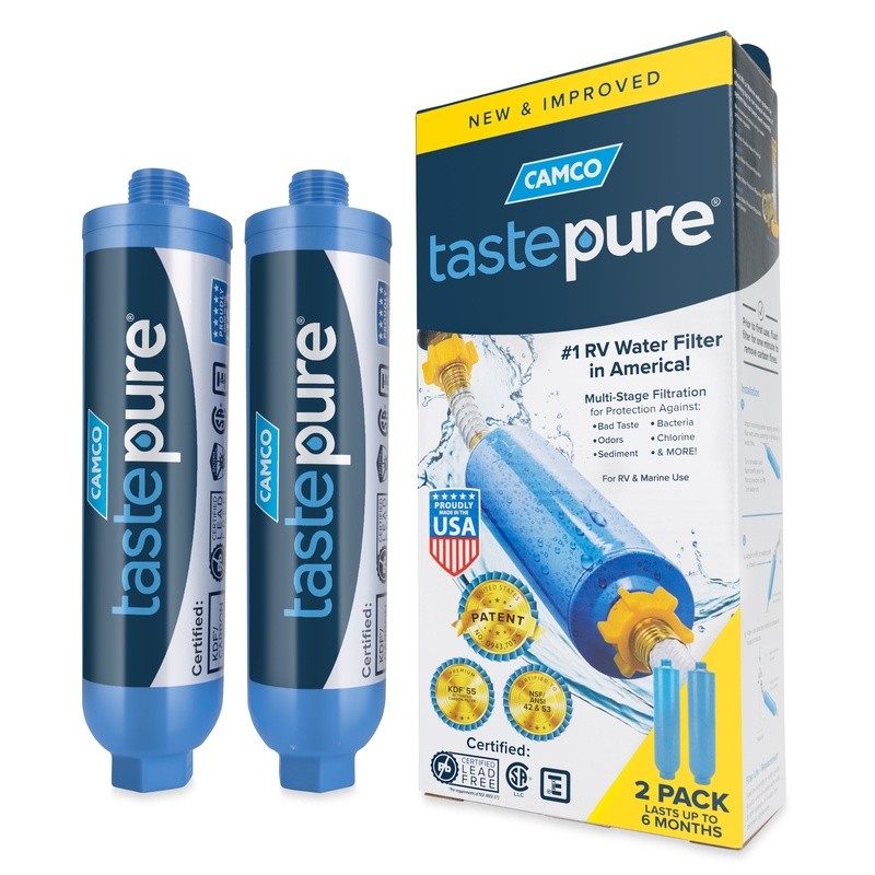 6 Step RV Water Filter 2 Pack Inline System Lead Free Pure Drinking Water New