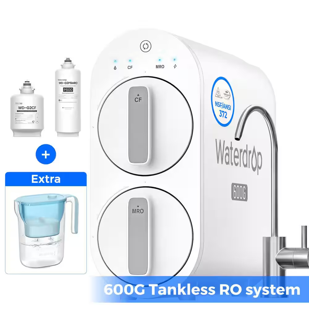 G2P600 Reverse Osmosis System NSF/ANSI 42 and 53 and 58 and 372-Certified Tankle