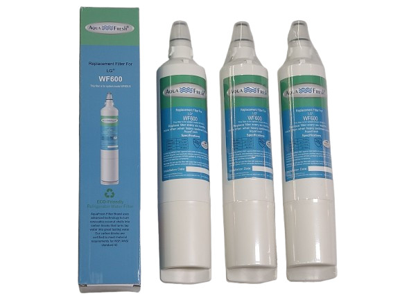Aqua Fresh WF600 Fits LG LT600P Refrigerator Water Filter 3 Pk