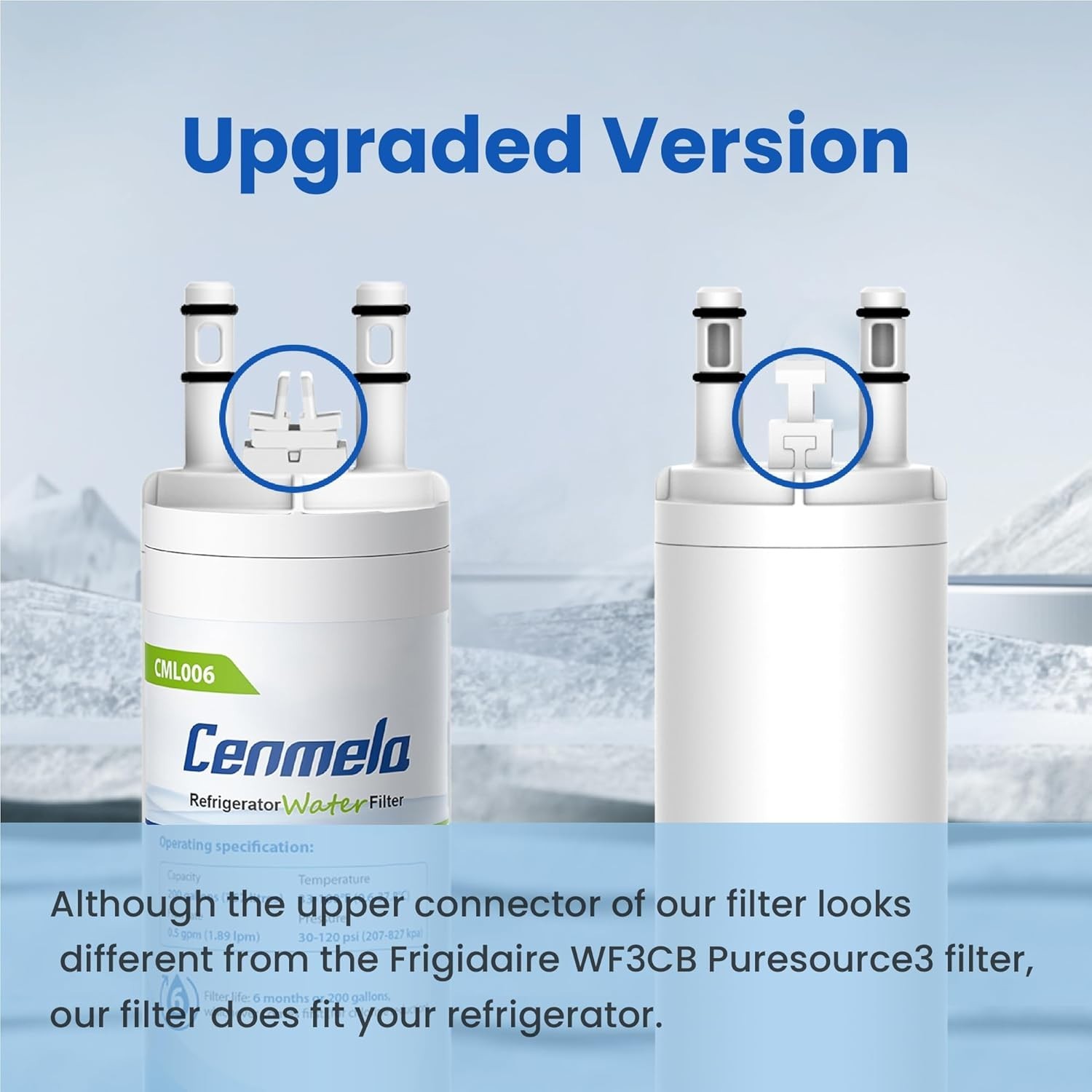 Innovative WF3CB Water Filter – 3 Pack of NSF Certified Carbon Fiber Quality