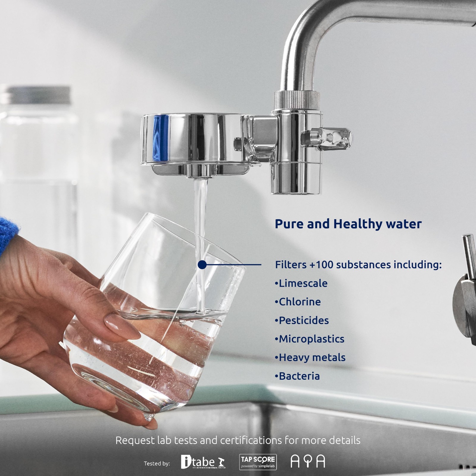Tappwater EcoPro Compact – Smallest Tap Water Filter Available, Filters 100+ …