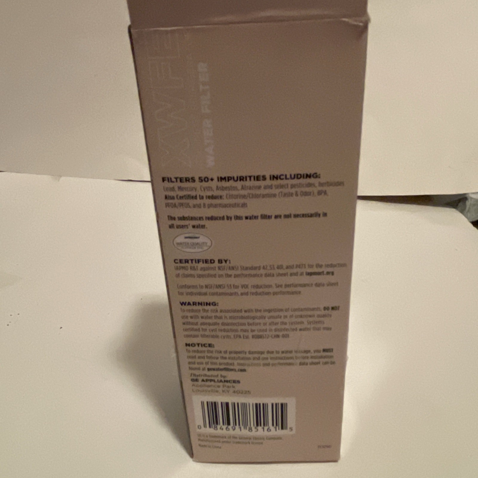 Lot Of 3 Genuine GE XWFE Refrigerator Filter, (NO CHIP) 1 Factory Sealed- New