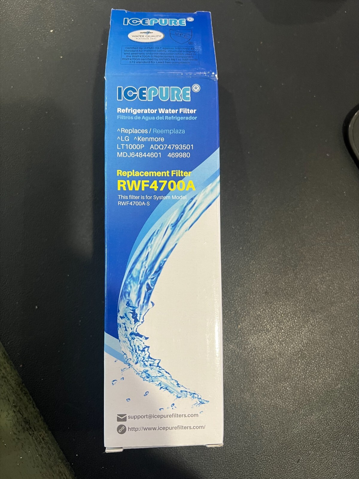 ICEPURE RWF4700A Refrigerator Water Filter -New Sealed