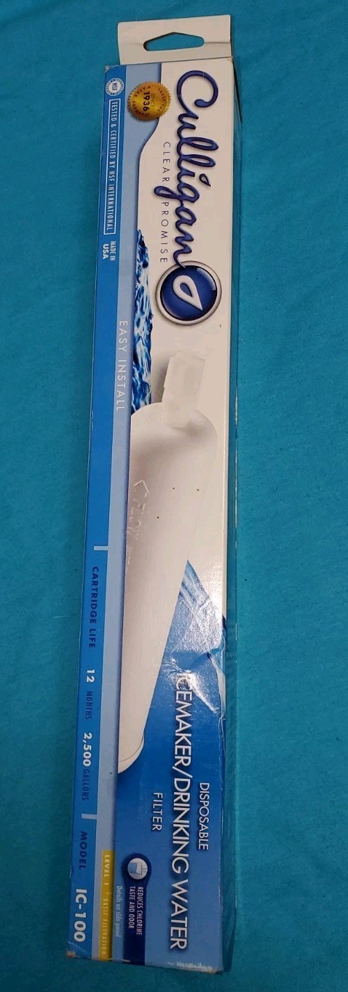 Genuine Culligan IC-100A Ice Maker Inline Filter – White FREE SHIPPING Culligan