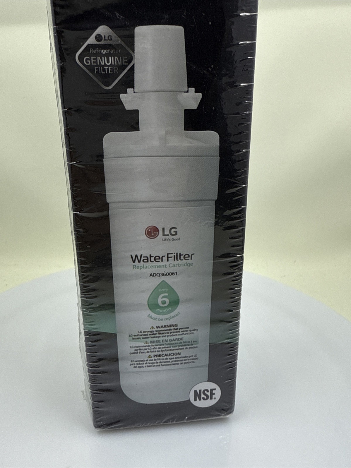 LG LT700P Refrigerator Replacement Water Filter ADQ36006101 OEM New