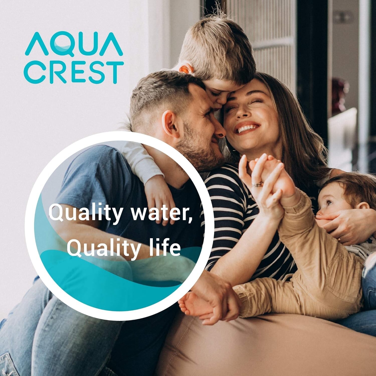 AQUA CREST AP110 Whole House Water Filter, Sediment Filter, 5 Micron