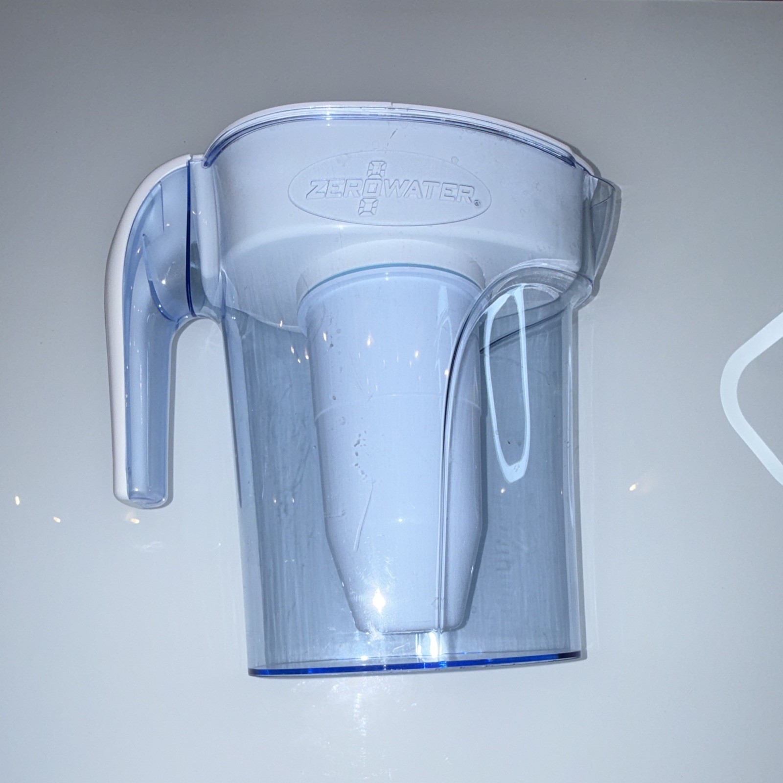ZeroWater Filtration Pitcher Filter Jug, Blue/White Plastic Household, 1 Pack