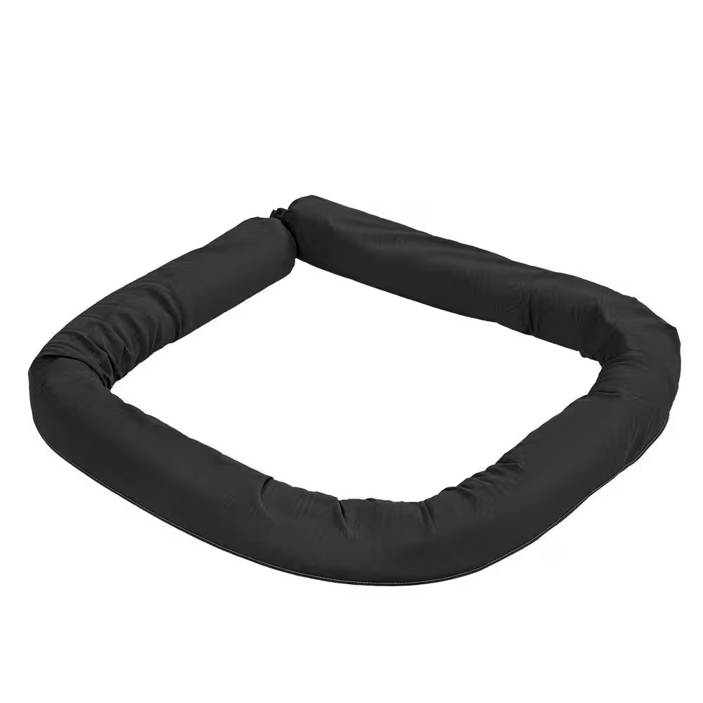 Sediment Filter Sock, 120 In. L X 5 in W X 1.97 In. H Black Plastic Flexible Ero