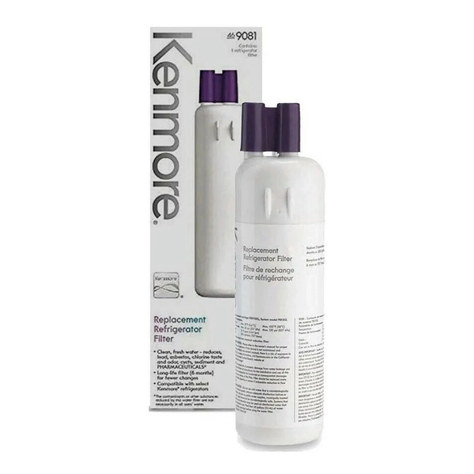 1 Pack Kenmore 9081 Replacement Refrigerator Water Filter 46-9081 46-9930 NO BOX