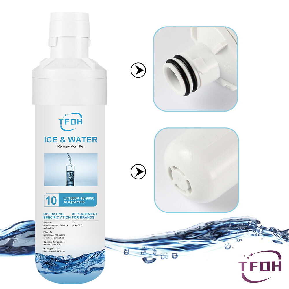 TFOH Replacement for LG® LT1000P® ADQ74793501 Refrigerator Water Filter