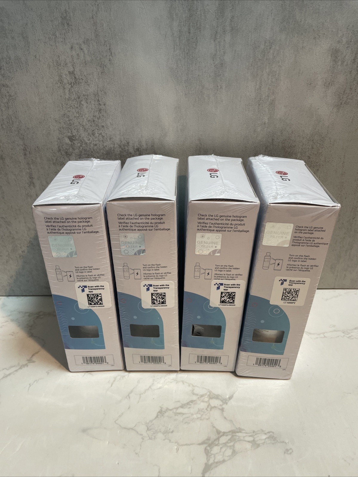 4-2pks. Genuine LG LT1000P2 6-Month / 200 Gal Refr Replacement Water Filter