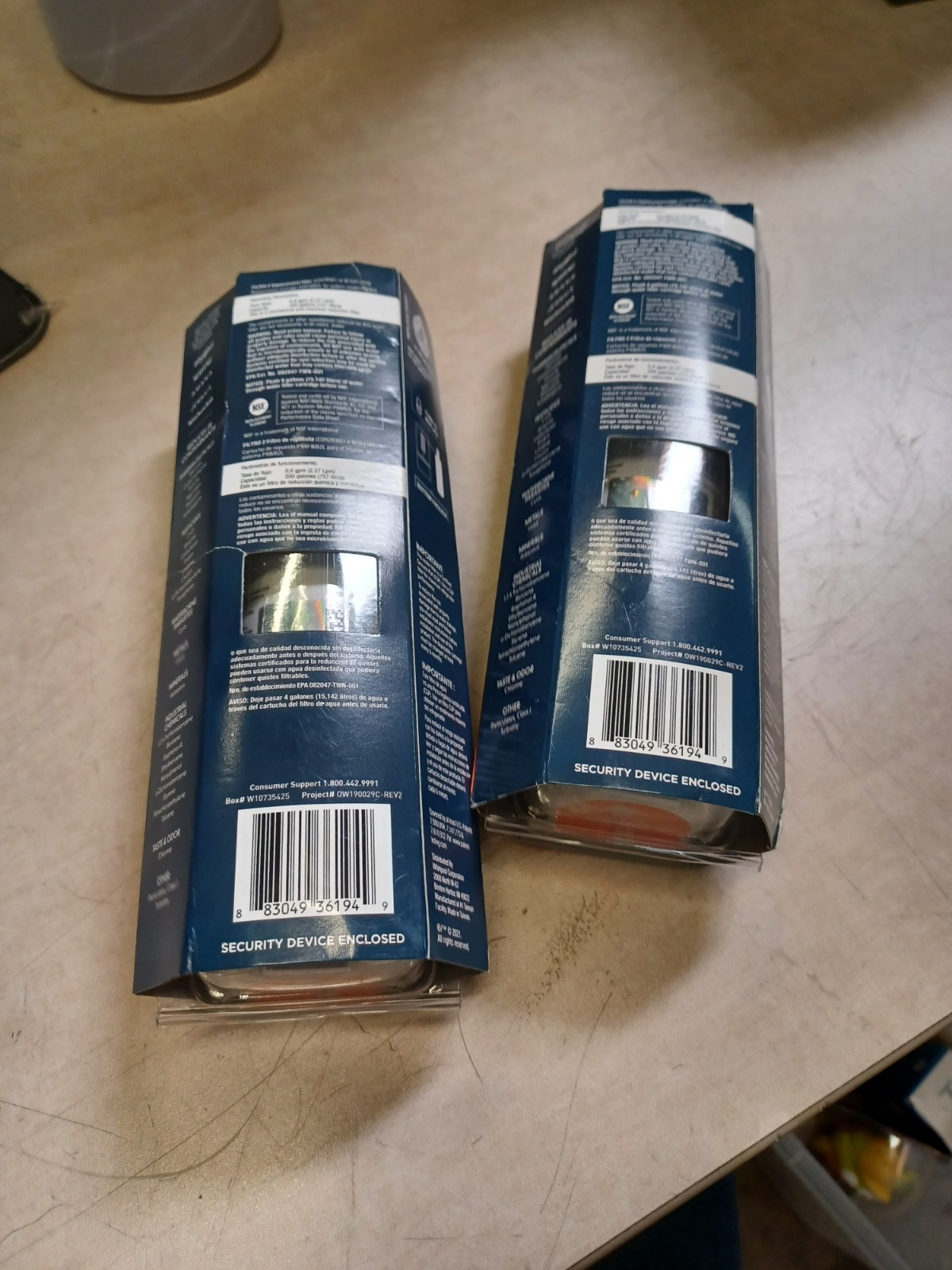 Lot of 2 – EveryDrop Filter 2 Ice & Water Refrigerator Filter ΕDR2RXD1