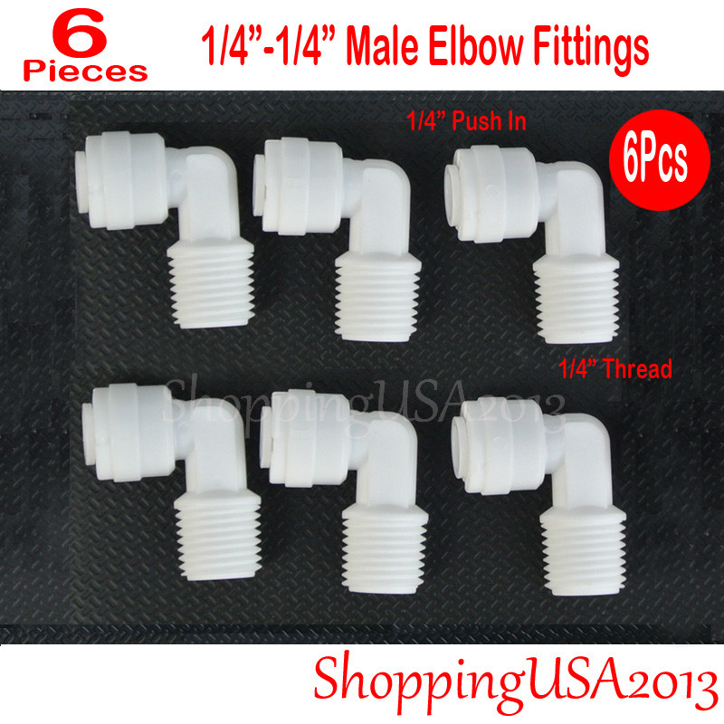 3 Omnipure T40 Post Coconut Inline Carbon Filter 10X2″ RO +6 Male Elbow Fitting*