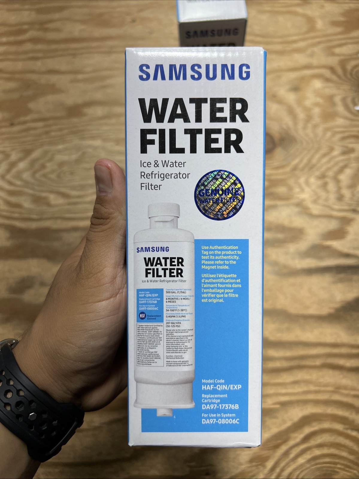 2x Samsung Genuine DA97-17376B Refrigerator Water Filter DA97-08006C HAF-QIN EXP