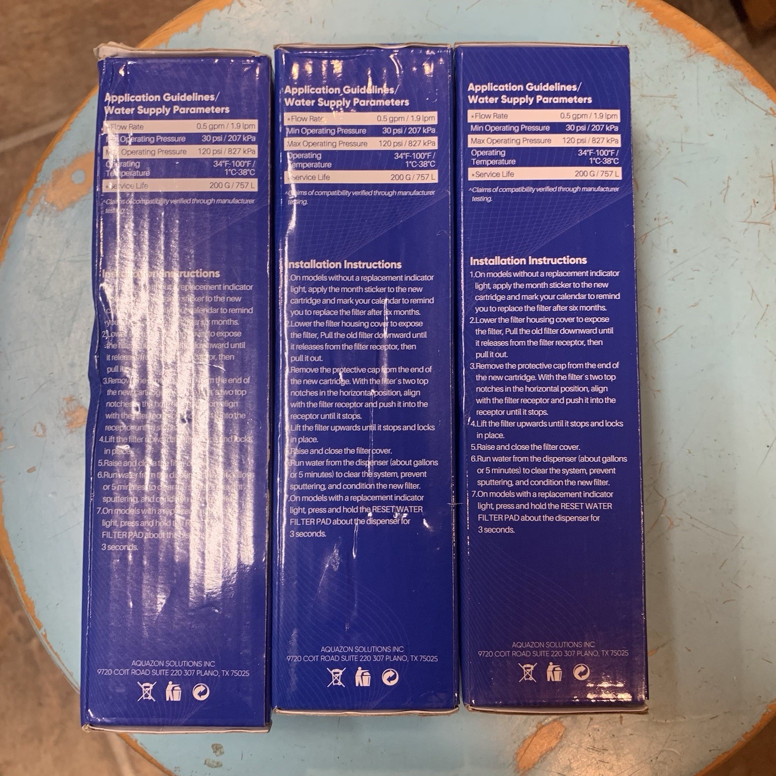 PurePlus Replacement Water Filter PP-RWF 1200A NEW SEALED- 3 Pack
