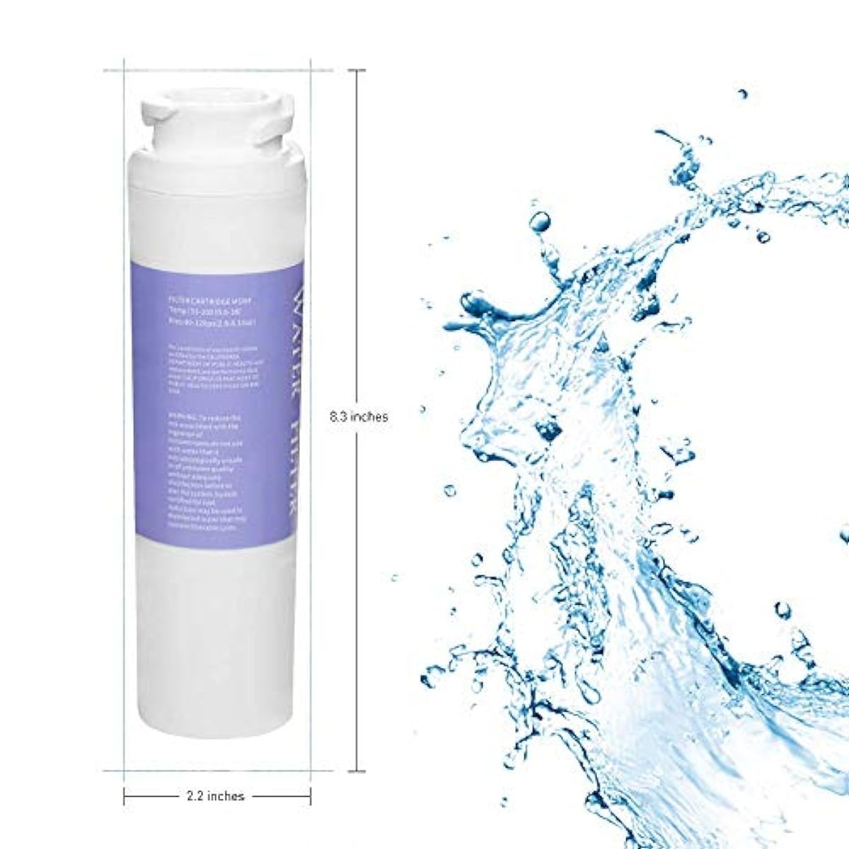 Clanory MSWF Replacement Refrigerator Water Filter For G²E MSWF SmartWater