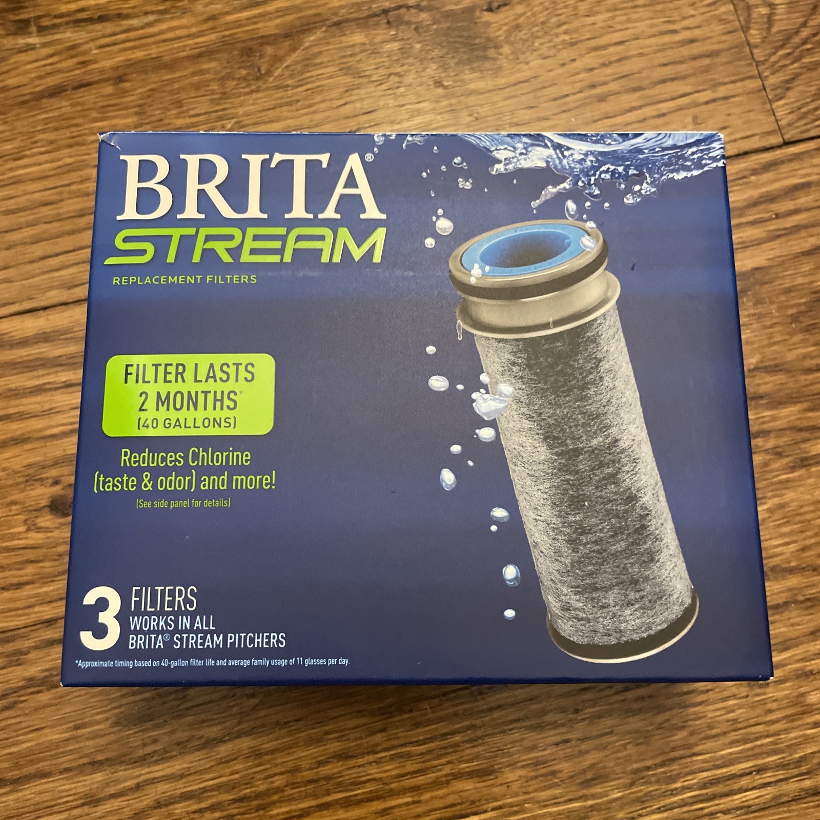 Brita Stream Pitcher Water Filter -Gray, Pack of 2
