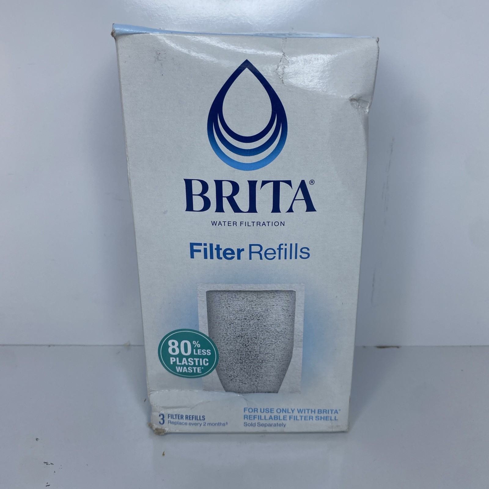 Brita Refillable Water Filter Refills, 3 Count