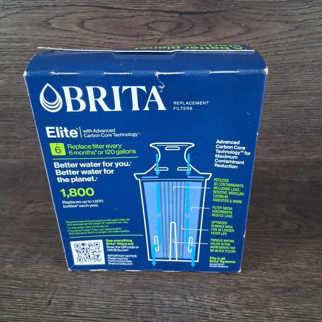 Brita Longlast Replacement Filters for Pitchers Dispensers – 2 Count