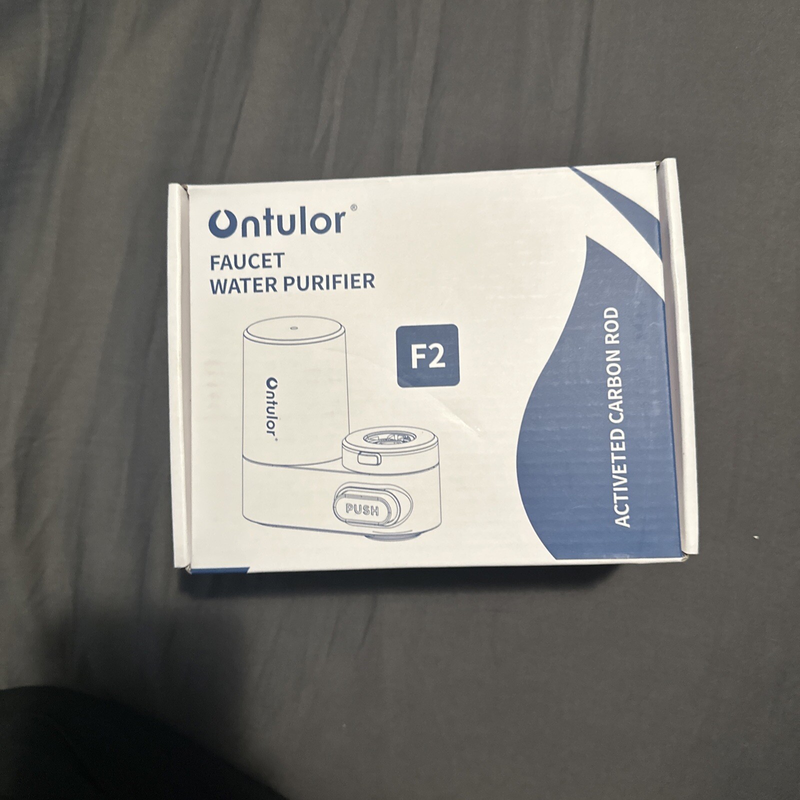 Ontulor Faucet Water Purifier F2-c2 Black Clean Water Activated Carbon Rod