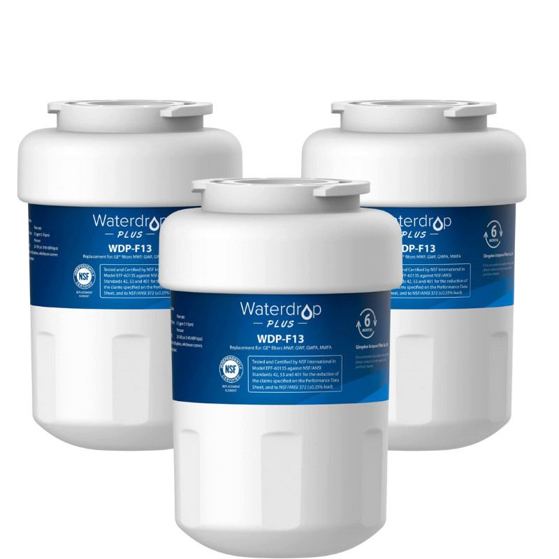 Waterdrop Plus MWF Replacement for GE® Smart Water MWF, HDX FMG-1, MWFP, MWFA(3)